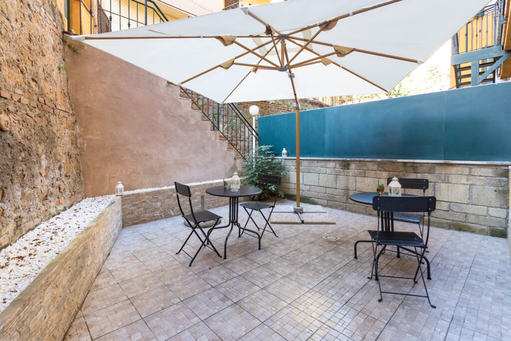 Il terrazzo privato